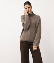 Load the image into the gallery viewer, 0039Italy Kaschmir-Wolle-Mix Stehkragen Pullover Lona
