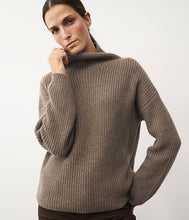 Load the image into the gallery viewer, 0039Italy Kaschmir-Wolle-Mix Stehkragen Pullover Lona
