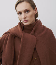 Load the image into the gallery viewer, 0039Italy cashmere-wool blend cardigan Giulia round neckline

