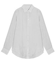 Load the image into the gallery viewer, 0039Italy Linen Blouse Mira Long Sleeve
