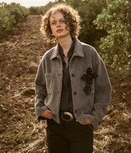 Load the image into the gallery viewer, 0039Italy Outdoor Alpaka-Mix Jacke Hazel
