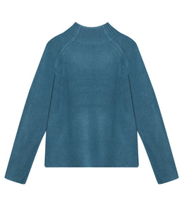 Esisto Kaschmir Pullover Stehkragen Langarm