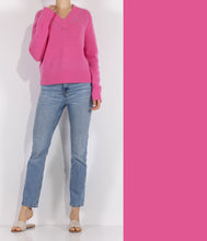Load the image into the gallery viewer, Esisto cashmere jumper V-neck long sleeve
