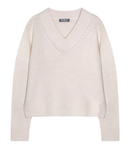 Load the image into the gallery viewer, Esisto cashmere jumper V-neck long sleeve
