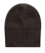 Load the image into the gallery viewer, Esisto cashmere rib knit hat

