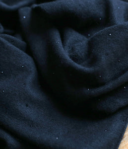 Esisto cashmere scarf with gemstones