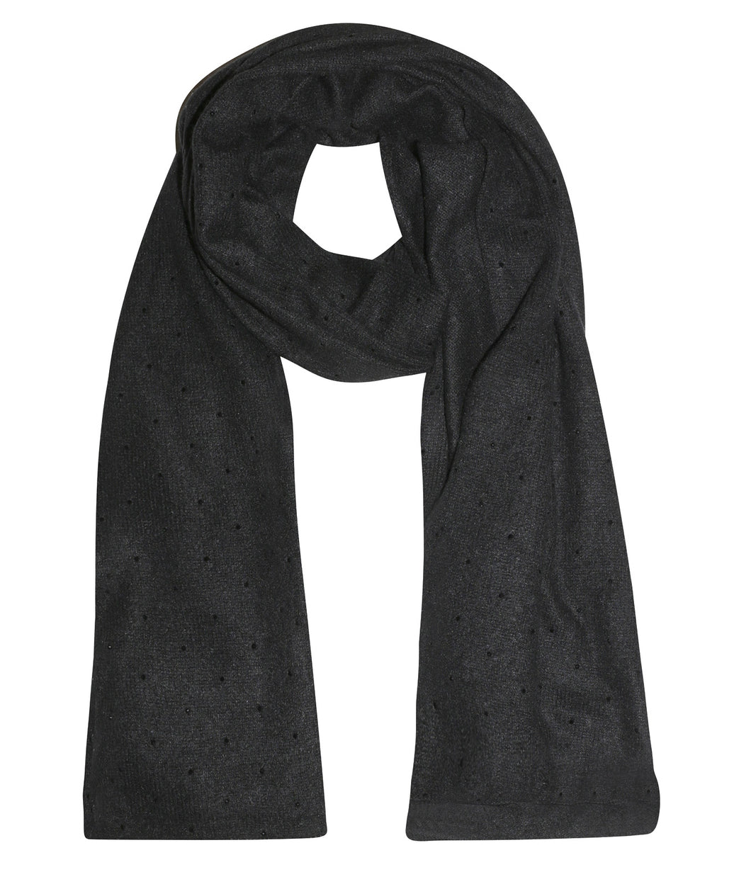 Esisto cashmere scarf with gemstones