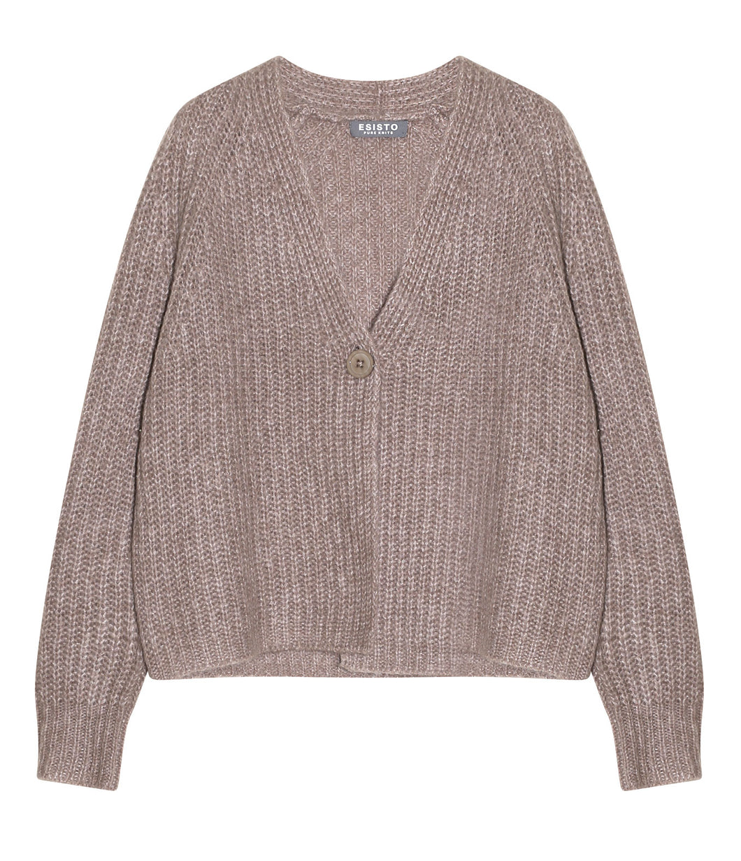 Esisto cashmere-silk cardigan V-neck