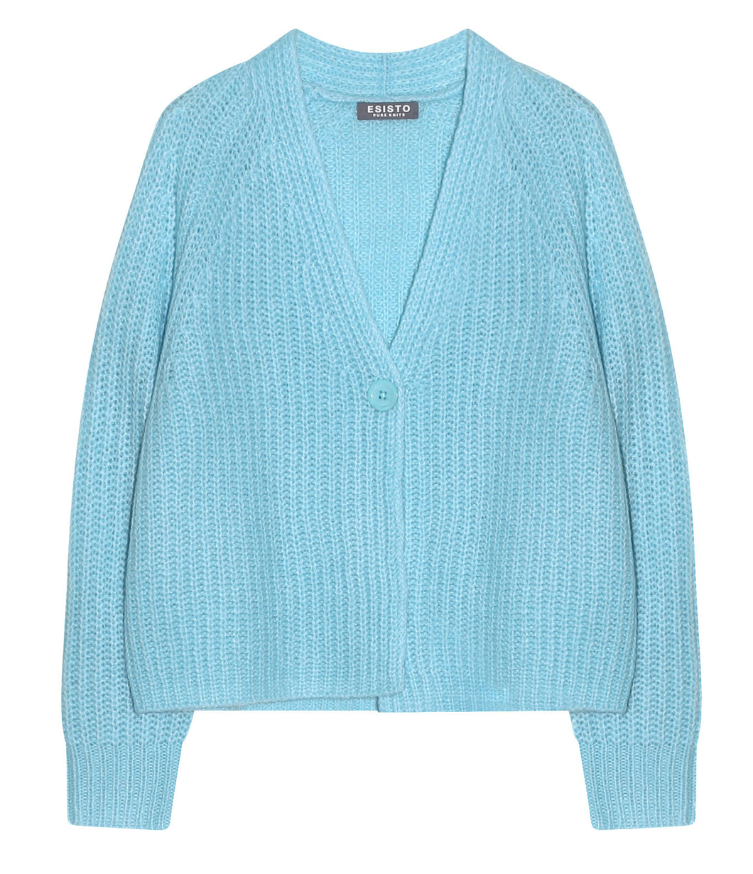 Esisto cashmere-silk cardigan V-neck