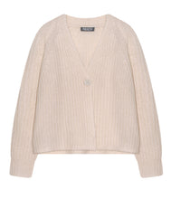 Load the image into the gallery viewer, Esisto cashmere-silk cardigan V-neck
