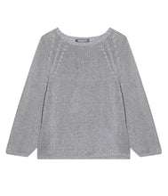 Load the image into the gallery viewer, Esisto Leinen-Viskose-Baumwolle Pullover Rundhalsausschnitt 3/4 Armlänge
