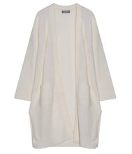 Load the image into the gallery viewer, Esisto Long Cardigan textured knit
