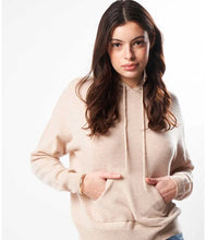 Load the image into the gallery viewer, Les tricots de Léa cashmere hooded jumper Mababey
