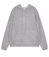 Load the image into the gallery viewer, Les tricots de Léa cashmere hooded jumper Mababey
