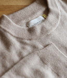 Les tricots de Léa Cashmere Pullover Mapoupette Round Neckline