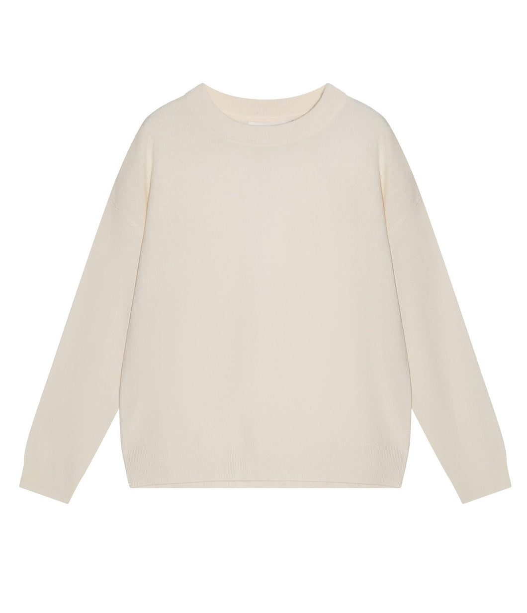 Les tricots de Léa Cashmere Pullover Mapoupette Round Neckline
