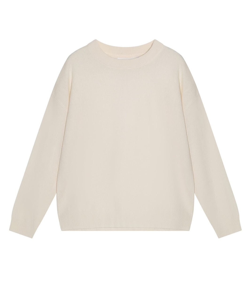 Les tricots de Léa Cashmere Pullover Mapoupette Round Neckline