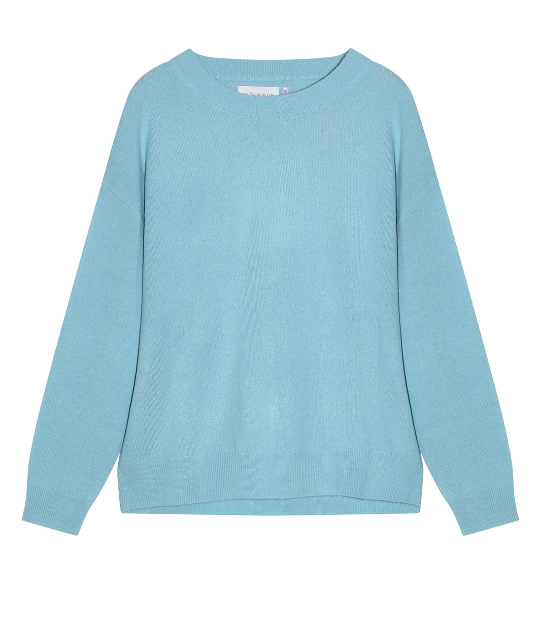 Les tricots de Léa Cashmere Pullover Mapoupette Round Neckline