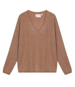 Les tricots de Léa Cashmere Sweater Monjako V-neck