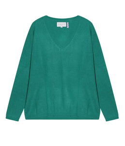 Les tricots de Léa Cashmere Sweater Monjako V-neck