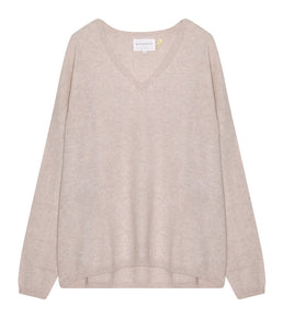 Les tricots de Léa Cashmere Sweater Monjako V-neck