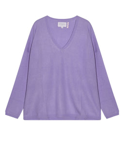 Les tricots de Léa Cashmere Sweater Monjako V-neck