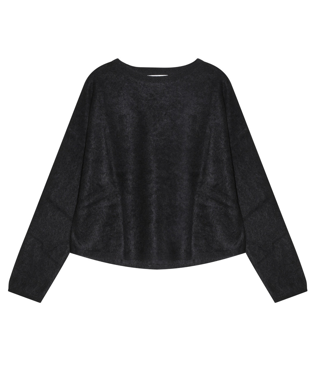 Les tricots de Léa Cashmere Pullover Mapoupette Round Neckline