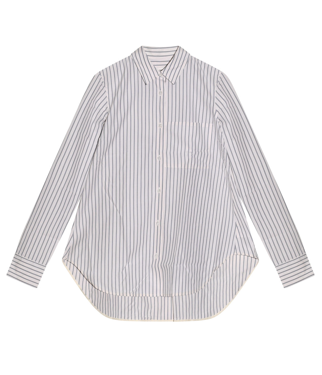 Lis Lareida Baumwoll Bluse Lenon Streifen