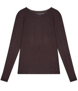 Majestic Filatures cotton-cashmere shirt round neck long sleeve