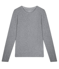 Load the image into the gallery viewer, Majestic Filatures cotton-cashmere shirt round neck long sleeve

