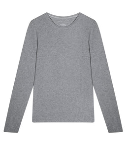 Majestic Filatures cotton-cashmere shirt round neck long sleeve