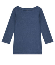 Load the image into the gallery viewer, Majestic Filatures linen mix shirt boat neck
