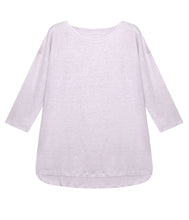 Load the image into the gallery viewer, Majestic Filatures linen mix shirt boat neckline wide shape
