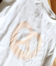 Load the image into the gallery viewer, Railin cotton T-shirt Art Edition Jürgen Katzenberger round neckline cap sleeves

