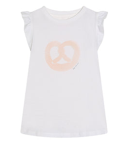 Railin cotton T-shirt Art Edition Jürgen Katzenberger round neckline cap sleeves