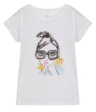 Load the image into the gallery viewer, Railin cotton T-shirt round neck short sleeve
