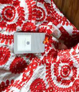 The Shirt Project Baumwoll Bluse Bestickt