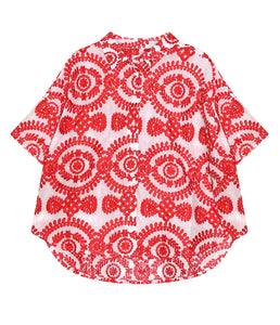 The Shirt Project Baumwoll Bluse Bestickt