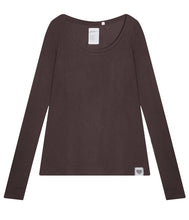 Laden Sie das Bild in den Galerie-Viewer, The Shirt Project Baumwoll-Modal Unterzieh Shirt tiefer Rundhals Langarm
