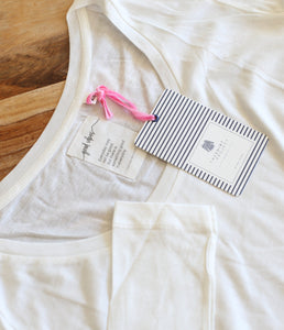 The Shirt Project Baumwoll-Modal Unterzieh Shirt tiefer Rundhals Langarm