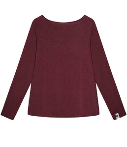 The Shirt Project Baumwoll Shirt Rundhalsausschnitt Langarm
