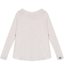 The Shirt Project Baumwoll Shirt Rundhalsausschnitt Langarm