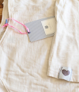 The Shirt Project Baumwoll Shirt Rundhalsausschnitt Langarm