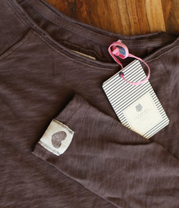 The Shirt Project Baumwoll Shirt Rundhalsausschnitt Langarm