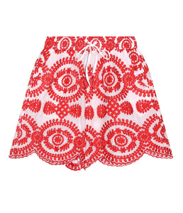 The Shirt Project Baumwoll Short Bestickt
