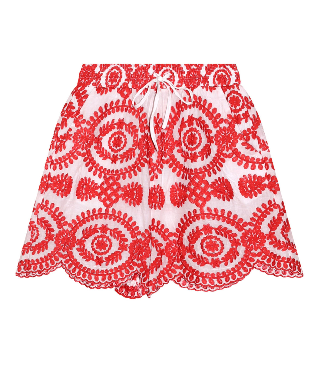 The Shirt Project Baumwoll Short Bestickt