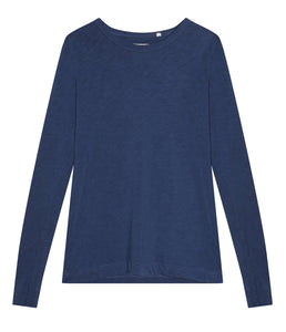 The Shirt Project Baumwolle Shirt Rundhalsausschnitt Langarm