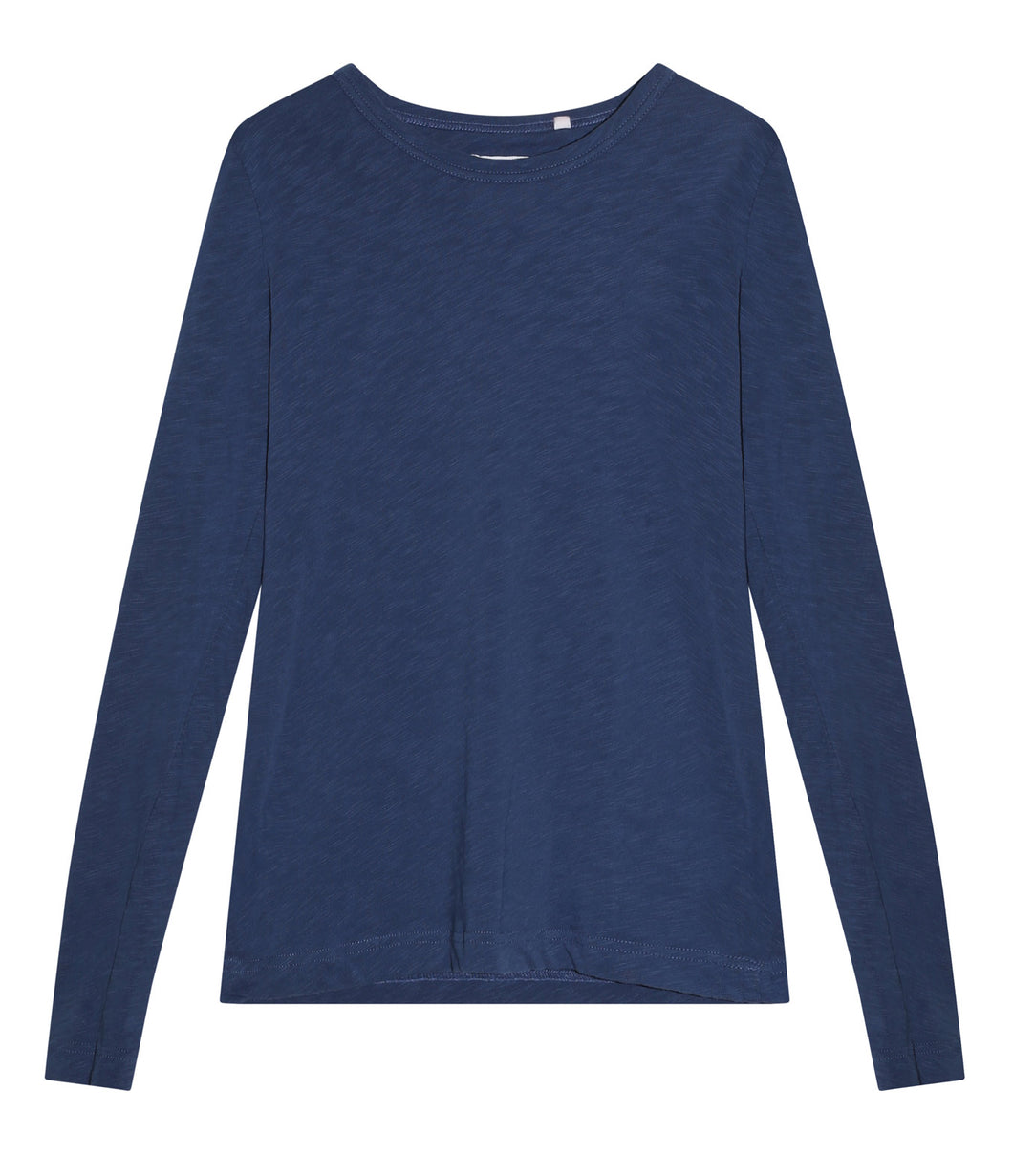 The Shirt Project Baumwolle Shirt Rundhalsausschnitt Langarm