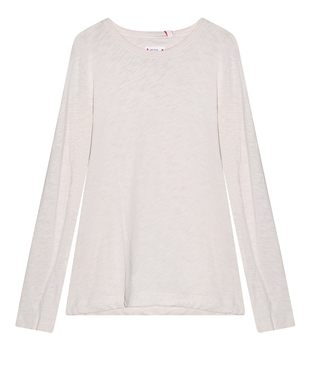 The Shirt Project Baumwolle Shirt Rundhalsausschnitt Langarm