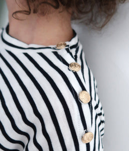 The Shirt Project Bio-Baumwolle Shirt Rundhals Knöpfe